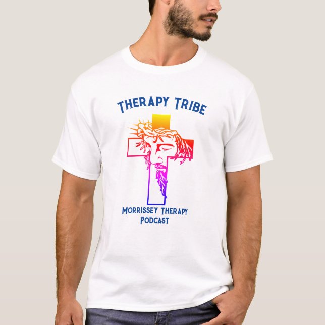 Therapy Tribe/Morrissey Therapy Podcast T-Shirt (Framsida)