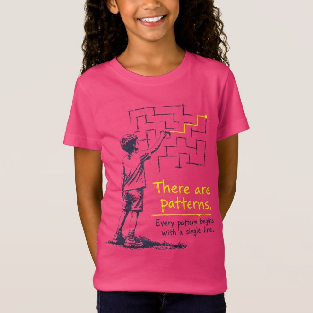 There_are_patterns T Shirt (Framsida)
