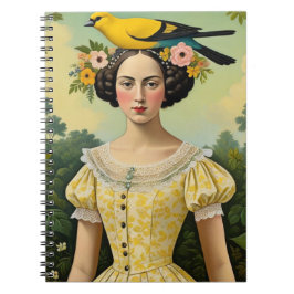There is a bird on my head | Notebook Journal Anteckningsbok