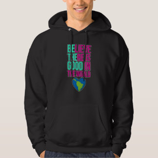 There Is Good In World Orange Ribbon Unity Kindnes Hoodie