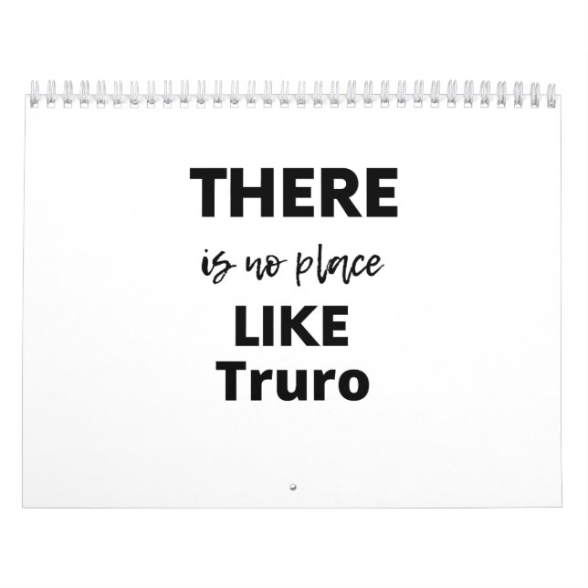 there is no place like Truro Kalender (Omslag)