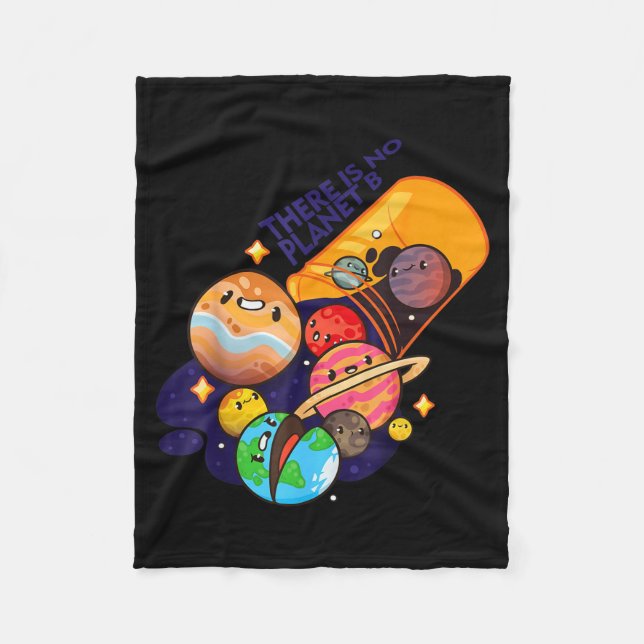There Is No Planet B Clothing Design  Fleecefilt (Framsidan)