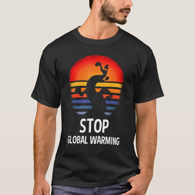 There Is No Planet B Global Warming Climate Change T Shirt (Framsida)