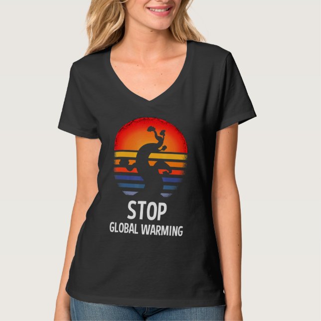 There Is No Planet B Global Warming Climate Change T Shirt (Framsida)