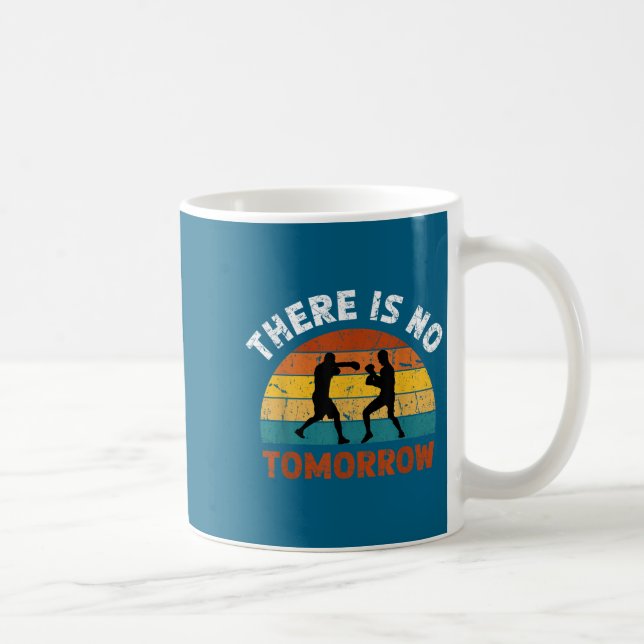 There Is No Tomorrow, Boxing Motivation,retro Boxi Kaffemugg (Höger)