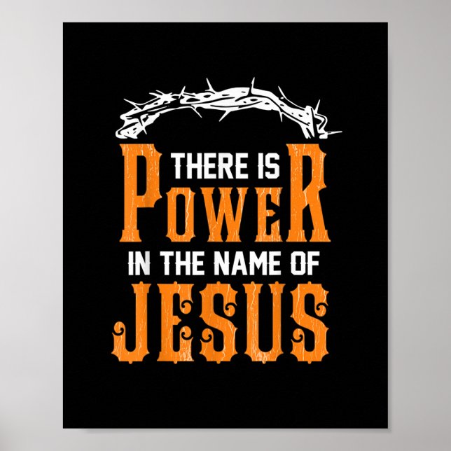 There is power in the name of Jesus Poster (Framsidan)