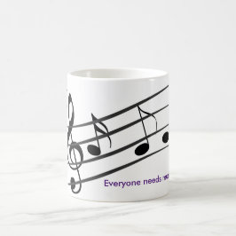 therepy musik kaffemugg