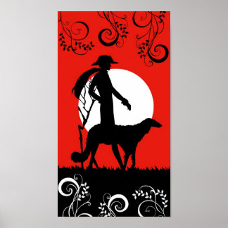 THERESA i Röd Poster