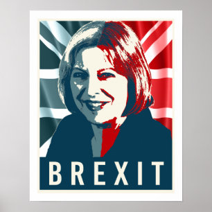 Theresa maj Brexit - - Poster