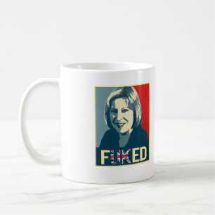 Theresa majFuked affisch -- Kaffemugg