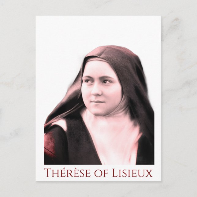 Thérèse av Lisieux (c. 1890-talet) Vykort (Framsida)