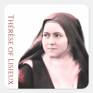 Thérèse av Lisieux (cirka 1890-talet) Fyrkantigt Klistermärke