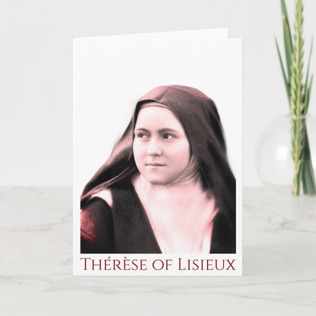 Thérèse av Lisieux (cirka 1890-talet) Kort (Framsida)