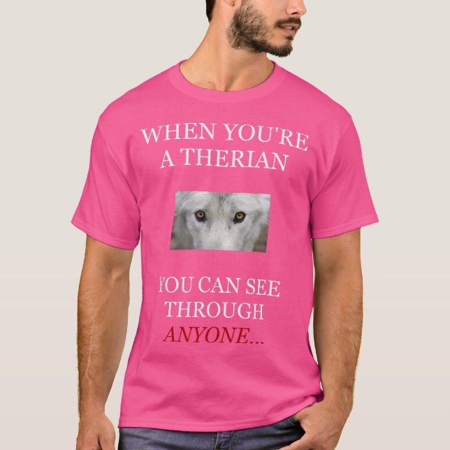 Therian Varg Ögon T Shirt (Framsida)