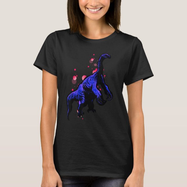 Therizinosaurus Dinosaur T Shirt (Framsida)