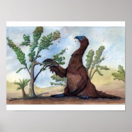Therizinosaurus Skriv ut Poster