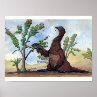 Therizinosaurus Skriv ut Poster