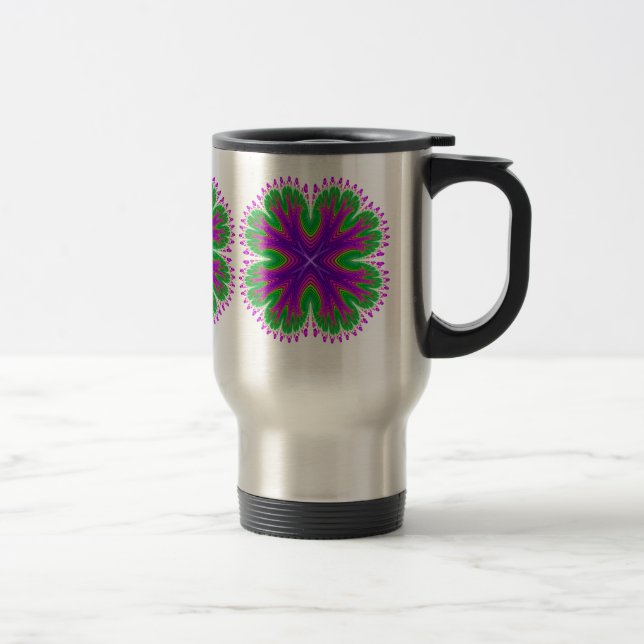 Thermal Mugg: Antarian Måne Blommar Resemugg (Höger)