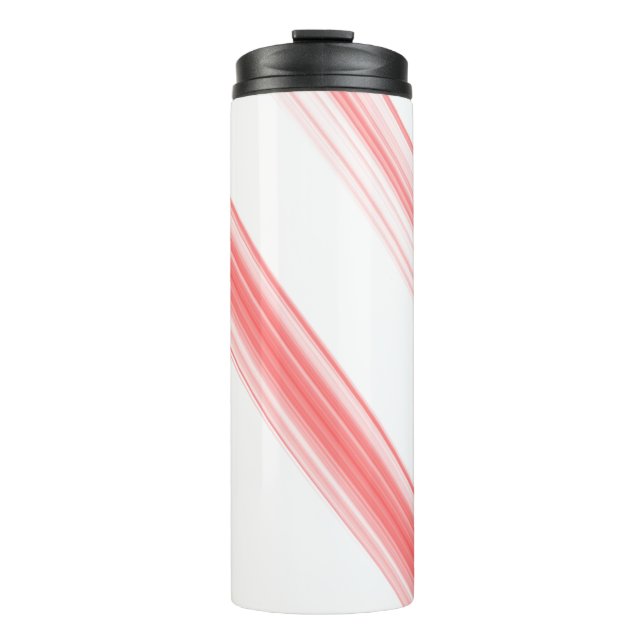 Thermal Tumbler för Candy cane-julsstripe (Framsida)