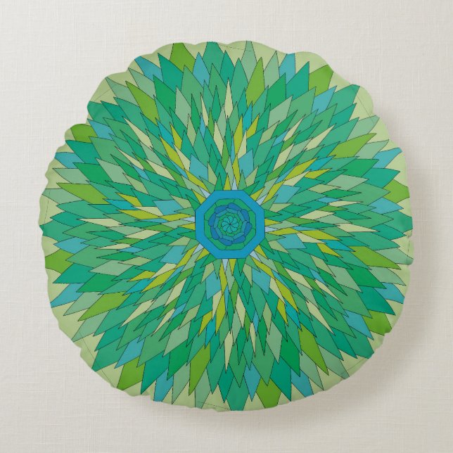 Thermal tumblers rund kudde (Framsidan)