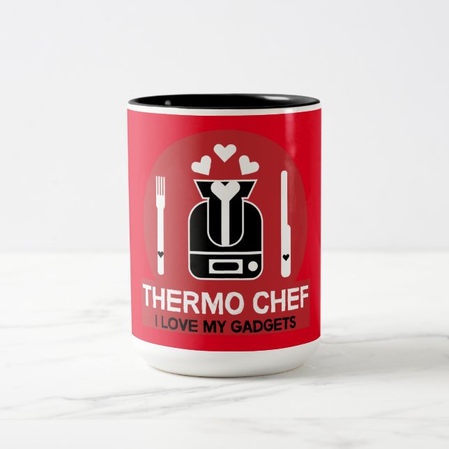 Thermo Chef Novelty Kitchen Två-Tonad Mugg (Center)