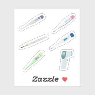 Thermometer Stickers Klistermärken