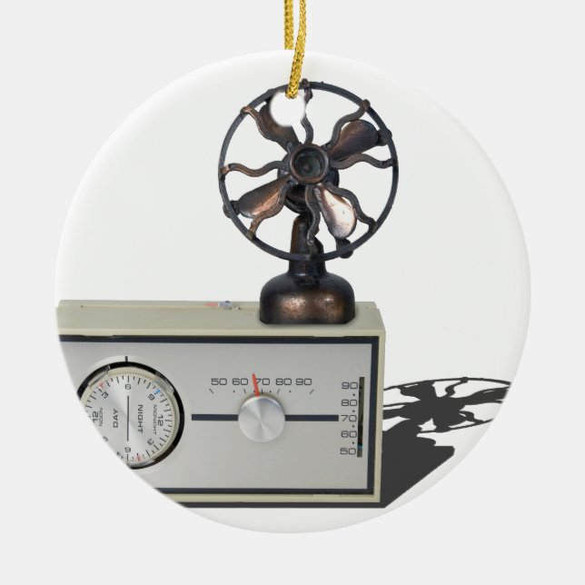 ThermostatHeaterFan052215 Julgransprydnad Keramik (Framsidan)