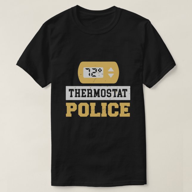 Thermostatpolisen T Shirt (Design framsida)