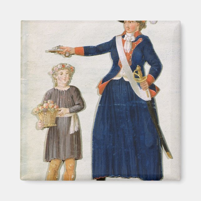 Theroigne de Mericourt Magnet (Framsidan)