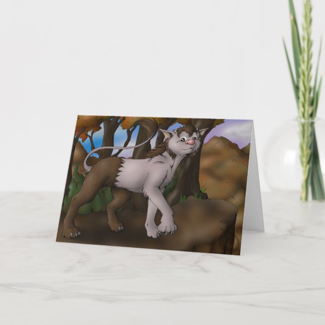 Theron hälsningkort kort (Framsida)