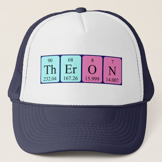 Theron Perion bord namn hat Keps (Framsida)