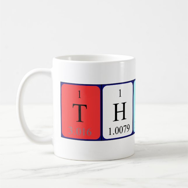 Theron Perion bord namn mugg (Vänster)