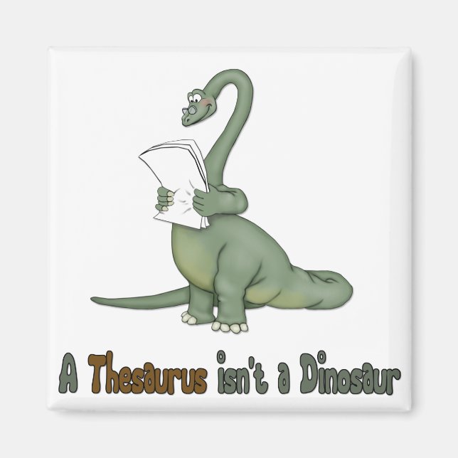 Thesaurus Dinosaur Magnet (Framsidan)