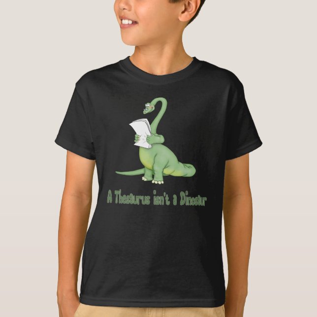 Thesaurus Dinosaur T-shirt (Framsida)