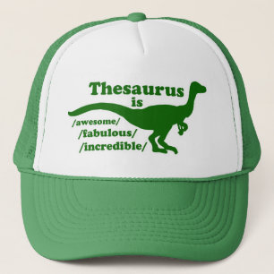 Thesaurus Dinosaur trucker Keps