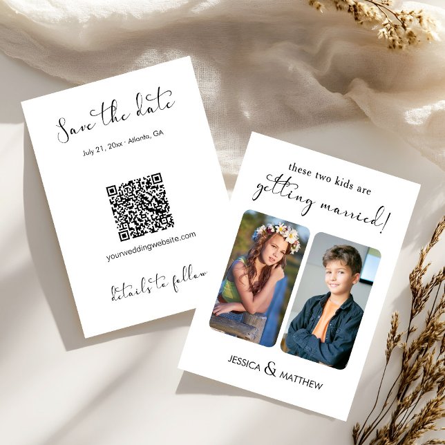 These Two Kids are Getting Married Childhood Photo Spara Datumet (Skapare uppladdad)