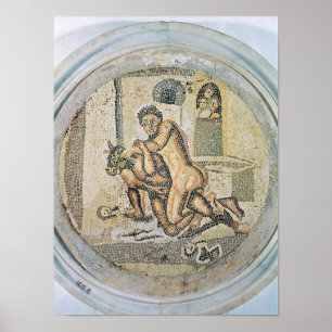 Theseus brottning med Minotauren Poster