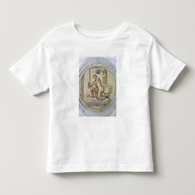 Theseus brottning med Minotauren T Shirt (Framsida)