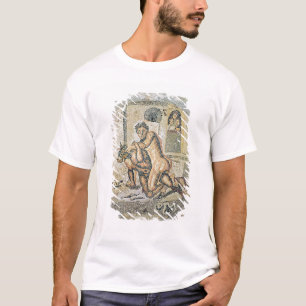 Theseus brottning med Minotauren Tee Shirt