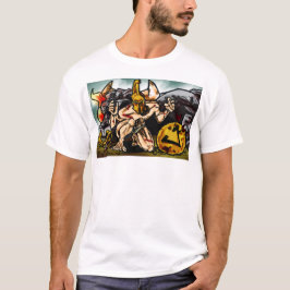 Theseus dräpar Minotauren T-shirt