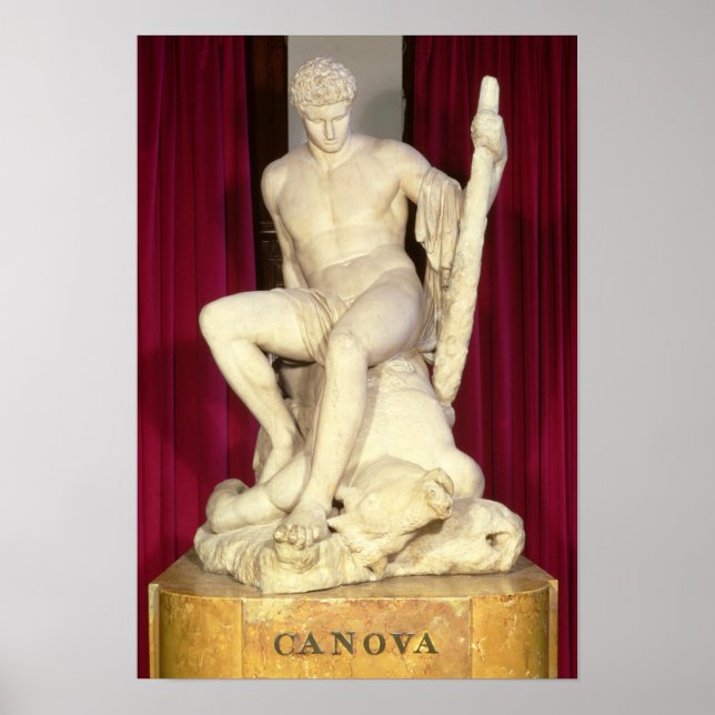 Theseus och Minotaur, 1782 Poster (Framsidan)