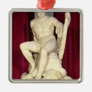 Theseus och Minotauren, 1782 Julgransprydnad Metall