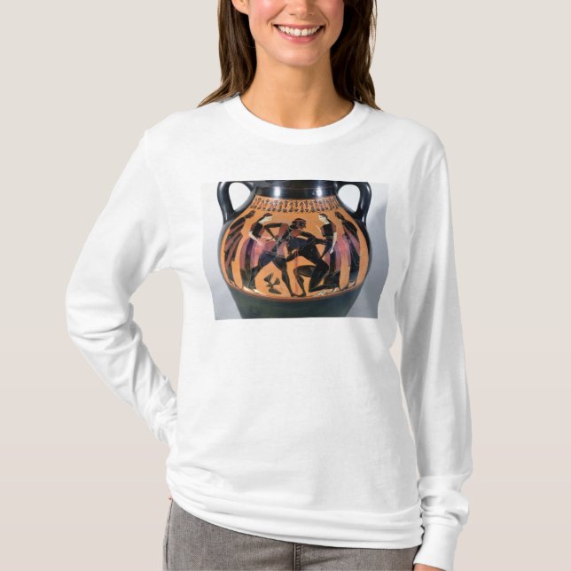 Theseus som slåss Minotauren T-shirt (Framsida)