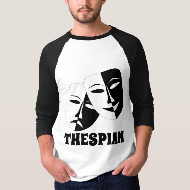 THESPIAN ACTOR T-Shirts (Framsida)