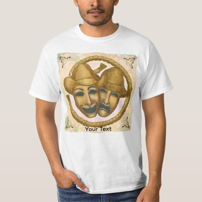Thespian Cowboy t-shirt  (Framsida)