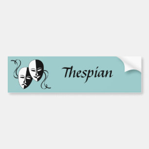 Thespian Masks Bildekal