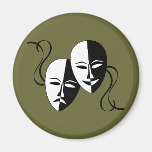 Thespian Masks Magnet