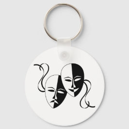 Thespian Masks Nyckelring