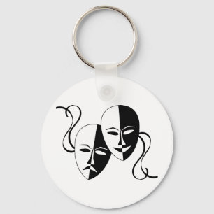 Thespian Masks Nyckelring
