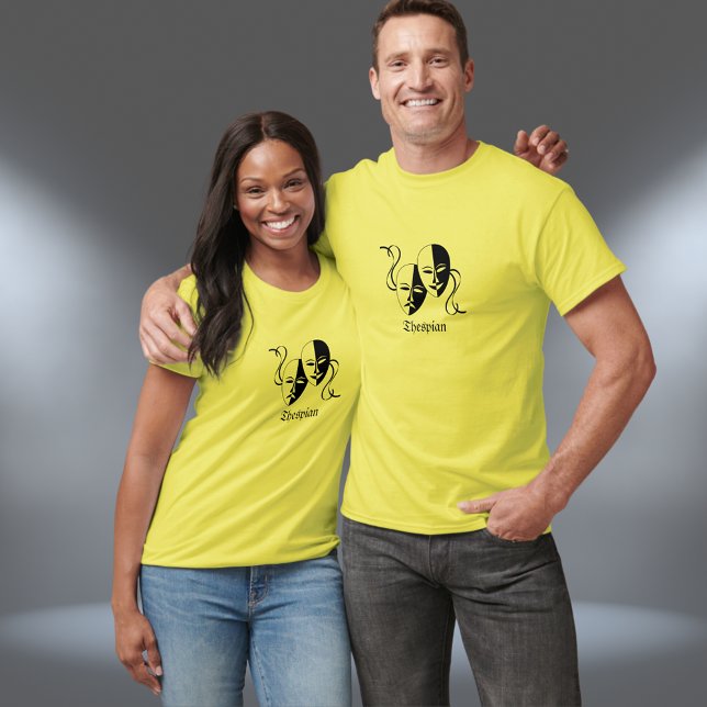 Thespian Masks Tee Shirt (Skapare uppladdad)